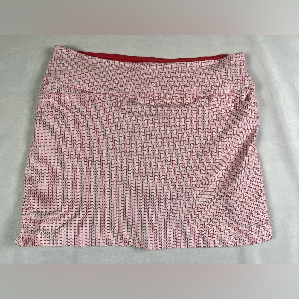 SC & CO‎ 360° Tummy Control Skirt Skort Front Pockets Coral Print XXL